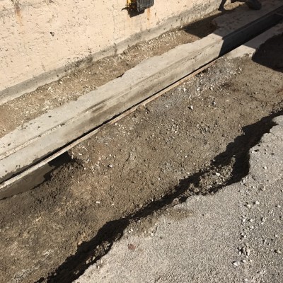 CONCRETE PAD REPLACEMENT - Before