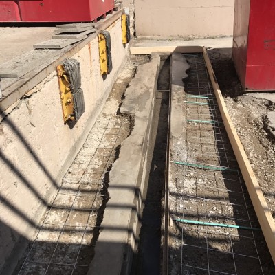 CONCRETE PAD REPLACEMENT - During