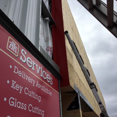 Flashing installation prior to stucco work