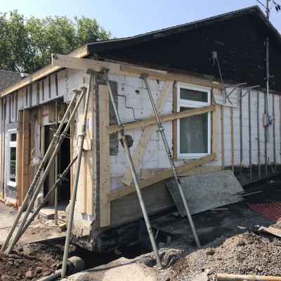 FOUNDATION UNDERPINNING STAGE 1 - Shoring